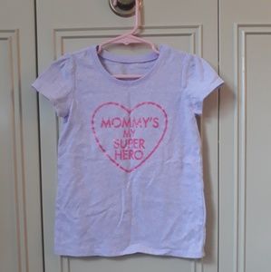 Girls Short Sleeved Graphic Tee